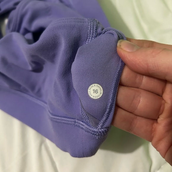 Purple Ribbed Lulu Tank Top - Picture 5 of 5